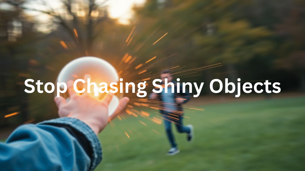 The Hidden Cost of Shiny Object Syndrome (And Why Most People Fail Online)